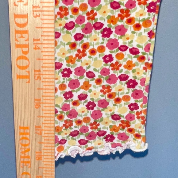 Gymboree Woodland Friends Floral Leggings 3T Autumn Fall Lettuce Edge 2012 Line - Picture 5 of 7